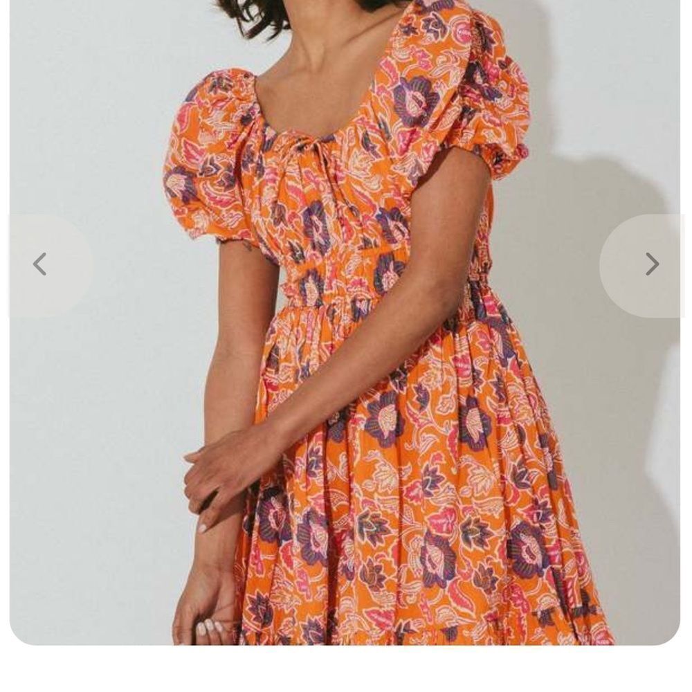 Cleobella Kalena  Floral Puff Sleeve Dress - Picture 4 of 8